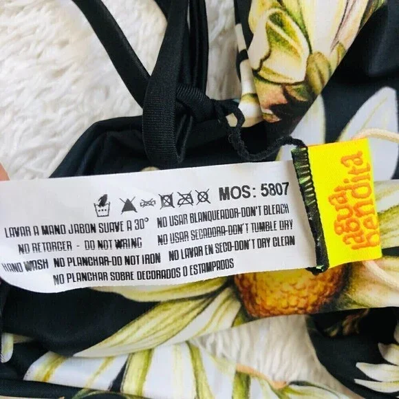 Agua Bendita Womens Egle Moss Bikini Reversible Bottom Large - Picture 12 of 12